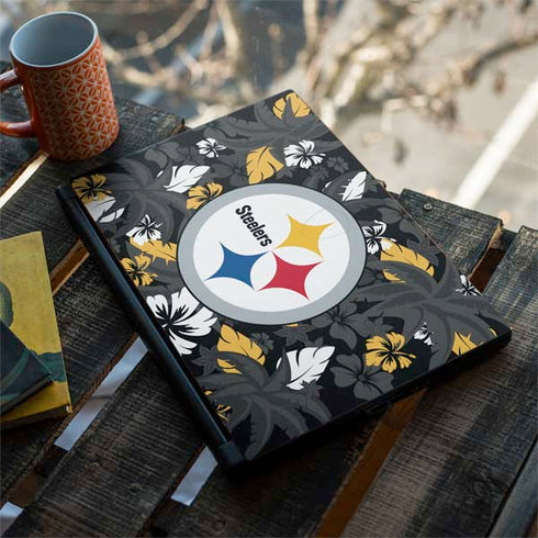 NFL Pittsburgh Steelers Tropical Print MSI GS65 Stealth Laptop Skin