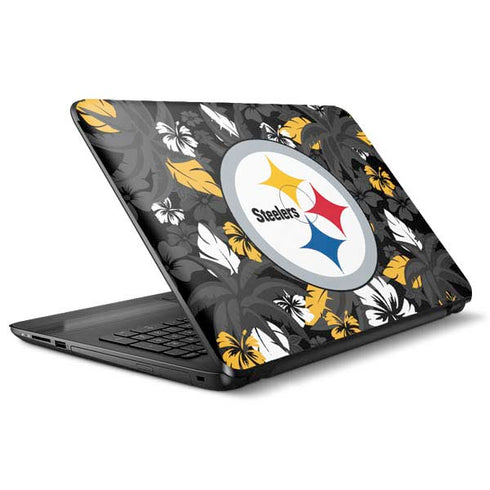 NFL Pittsburgh Steelers Tropical Print HP Notebook Skin