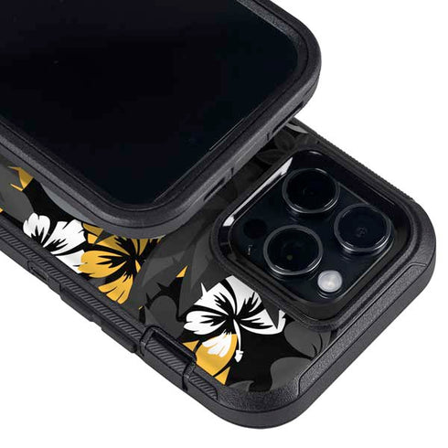 NFL Pittsburgh Steelers Tropical Print Otterbox Defender iPhone Skin
