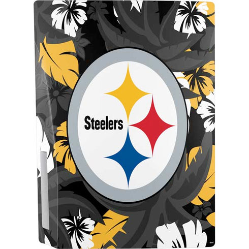 NFL Pittsburgh Steelers Tropical Print PS5 Console Skin