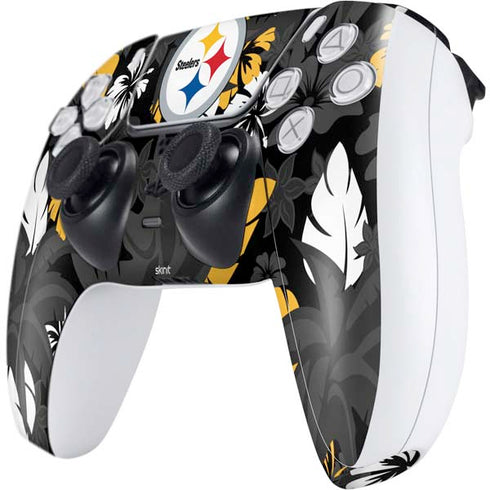 NFL Pittsburgh Steelers Tropical Print PS5 Controller Skin