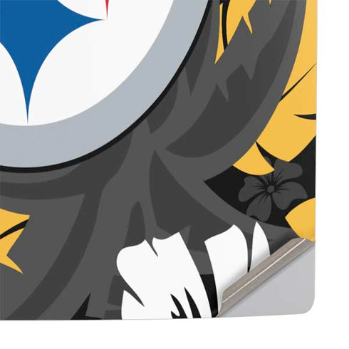 NFL Pittsburgh Steelers Tropical Print PS5 Slim Digital Edition Console Skin