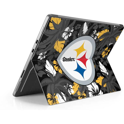 NFL Pittsburgh Steelers Tropical Print Surface Pro 8 Skin