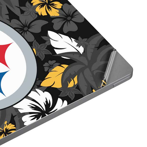 NFL Pittsburgh Steelers Tropical Print Universal Laptop 11in (8.8 x 6.2in) Skin