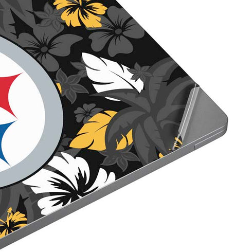 NFL Pittsburgh Steelers Tropical Print Universal Laptop 13in (10.6 x 7.6in) Skin