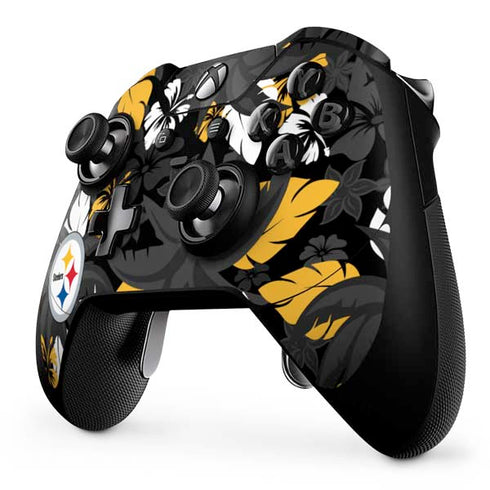 NFL Pittsburgh Steelers Tropical Print Xbox One Elite Controller Skin