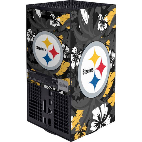 NFL Pittsburgh Steelers Tropical Print Xbox Series X Bundle Skin