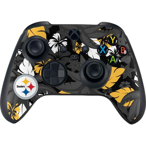 NFL Pittsburgh Steelers Tropical Print Xbox Series X Bundle Skin
