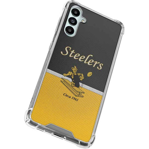 NFL Pittsburgh Steelers Vintage Galaxy A15 5G Clear Case