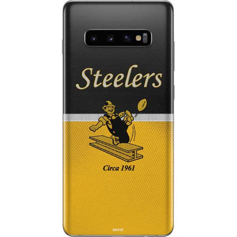 NFL Pittsburgh Steelers Vintage Galaxy S10 Plus Skin