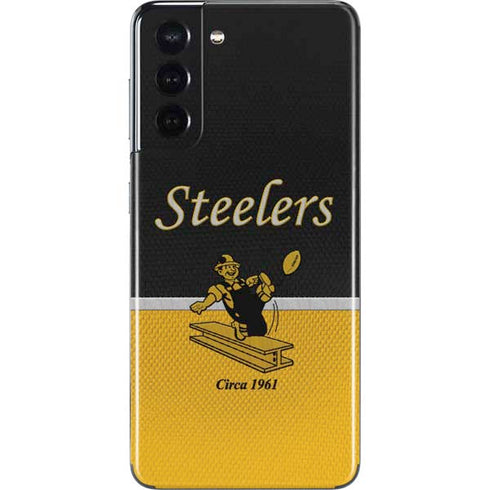 NFL Pittsburgh Steelers Vintage Galaxy S21 5G Skin