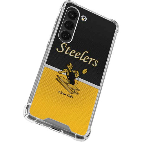 NFL Pittsburgh Steelers Vintage Galaxy S23 Clear Case