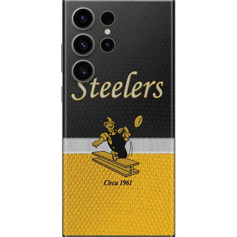 NFL Pittsburgh Steelers Vintage Galaxy S23 Ultra Skin
