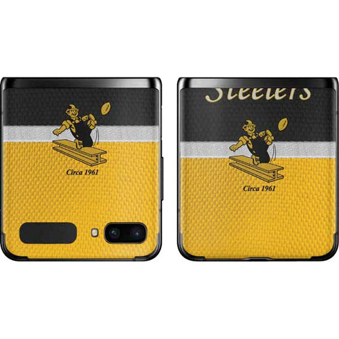 NFL Pittsburgh Steelers Vintage Galaxy Z Flip Skin