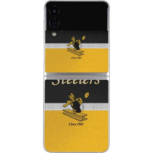 NFL Pittsburgh Steelers Vintage Galaxy Z Flip3 5G Skin