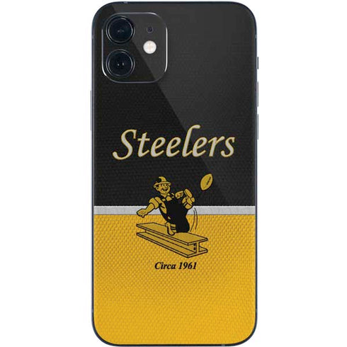 NFL Pittsburgh Steelers Vintage iPhone 12 Mini Skin