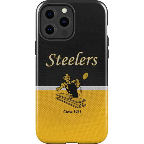NFL Pittsburgh Steelers Vintage iPhone 13 Pro Max Impact Case