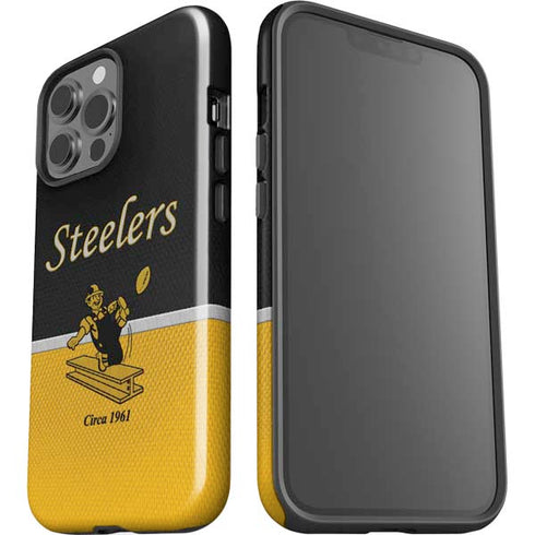 NFL Pittsburgh Steelers Vintage iPhone 13 Pro Max Impact Case