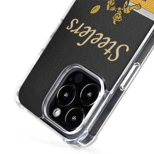 NFL Pittsburgh Steelers Vintage iPhone 15 Pro Max MagSafe Case