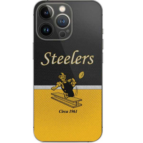 NFL Pittsburgh Steelers Vintage iPhone 14 Pro Skin