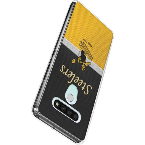 NFL Pittsburgh Steelers Vintage LG Stylo 6 Clear Case