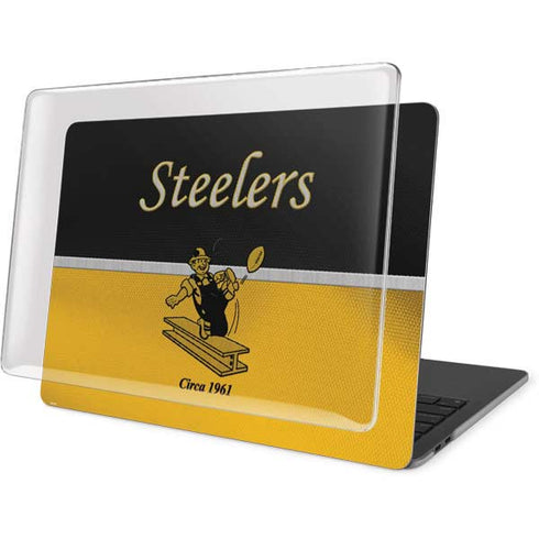 NFL Pittsburgh Steelers Vintage MacBook Pro 15in (2016-19) Case plus Skin
