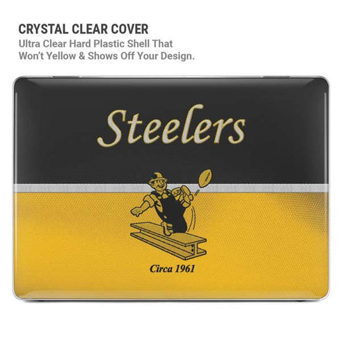 NFL Pittsburgh Steelers Vintage MacBook Pro 16in (2021-25) Case plus Skin