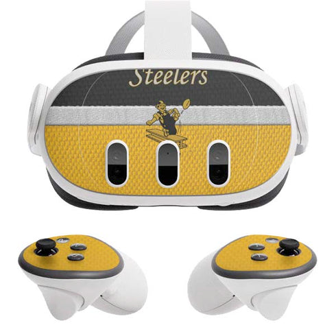 NFL Pittsburgh Steelers Vintage Meta Quest 3 Skin
