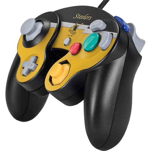 NFL Pittsburgh Steelers Vintage Nintendo GameCube Controller Skin