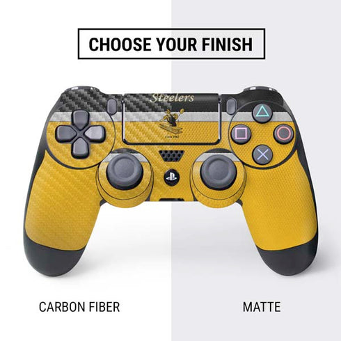 NFL Pittsburgh Steelers Vintage PS4 Controller Skin
