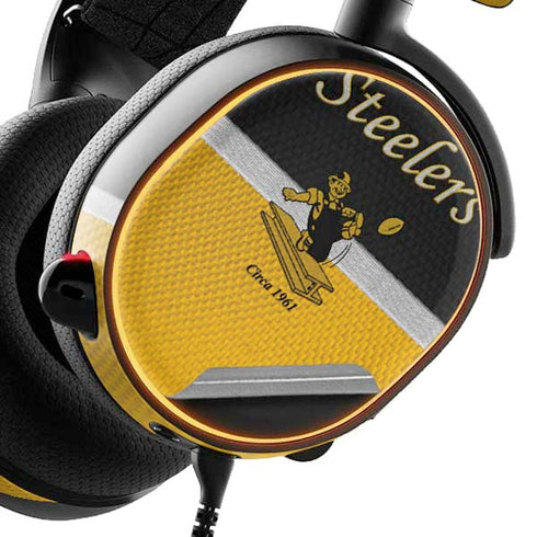 NFL Pittsburgh Steelers Vintage SteelSeries Arctis 3 Skin