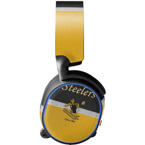 NFL Pittsburgh Steelers Vintage SteelSeries Arctis 5 Skin