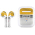 NFL Pittsburgh Steelers White Striped Apple AirPods Skin