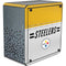 NFL Pittsburgh Steelers White Striped Cooler Master MasterBox Q300L Mini Tower Skin
