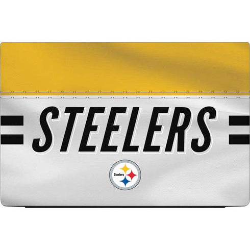 NFL Pittsburgh Steelers White Striped Dell Vostro Skin