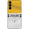 NFL Pittsburgh Steelers White Striped Galaxy A54 5G Skin