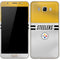 NFL Pittsburgh Steelers White Striped Galaxy J7 Skin