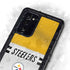 NFL Pittsburgh Steelers White Striped Galaxy Note20 5G Waterproof Case