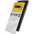 NFL Pittsburgh Steelers White Striped Galaxy S10 Plus Skin