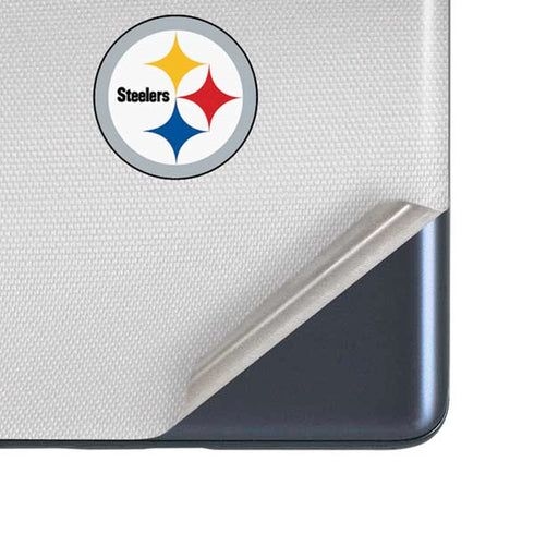 NFL Pittsburgh Steelers White Striped Galaxy S20 Fan Edition Skin