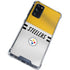 NFL Pittsburgh Steelers White Striped Galaxy S20 FE Clear Case