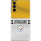 NFL Pittsburgh Steelers White Striped Galaxy S21 5G Skin