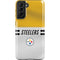 NFL Pittsburgh Steelers White Striped Galaxy S21 Plus 5G Pro Case