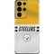 NFL Pittsburgh Steelers White Striped Galaxy S21 Ultra 5G Skin