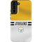 NFL Pittsburgh Steelers White Striped Galaxy S22 Plus Pro Case