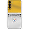 NFL Pittsburgh Steelers White Striped Galaxy S22 Plus Skin