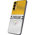 NFL Pittsburgh Steelers White Striped Galaxy S22 Plus Skin