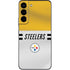 NFL Pittsburgh Steelers White Striped Galaxy S22 Skin