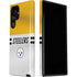 NFL Pittsburgh Steelers White Striped Galaxy S22 Ultra Pro Case