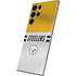 NFL Pittsburgh Steelers White Striped Galaxy S22 Ultra Skin